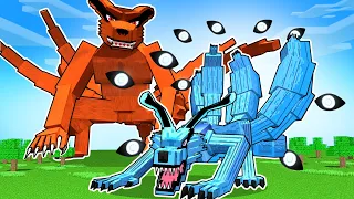 O FILHO da KURAMA VIROU dEUS OTSUTSUKI no NARUTO Minecraft !