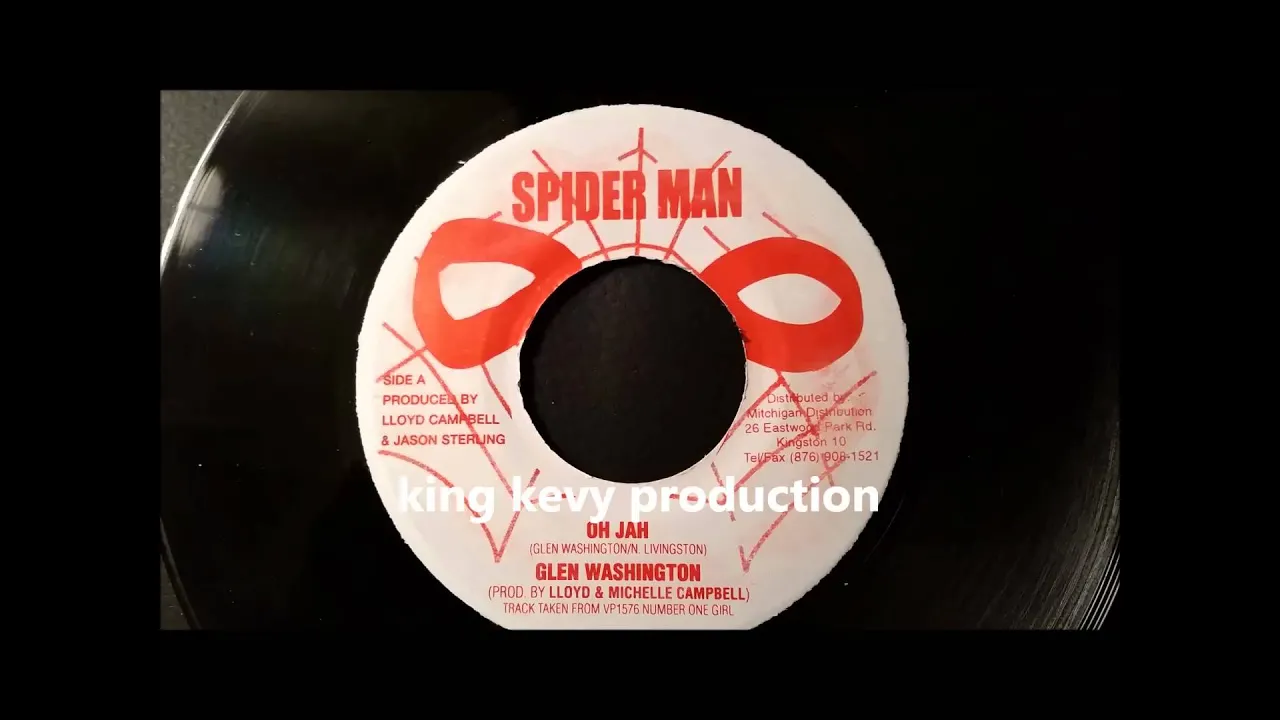 Glen Washington - Oh Jah - Spider Man 7" w/ Version