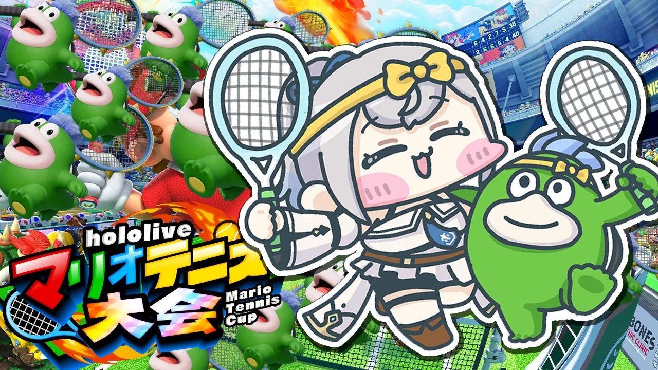 【マリオテニス フィーバー】大会直前！！アカデミー卒業が負けるわけがない【白銀ノエル/ホロライブ】
