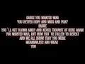 Sum 41 - You wanted War (Lyrics)