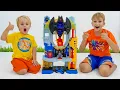 Download Lagu Vlad and Chris help Batman and Superman save the Batcave