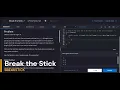 CodeChef Break the Stick Solution