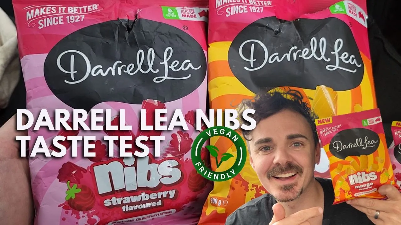 Darrell Lea Nibs Strawberry and Mango Review