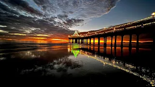 That Amazing Complete November Manhattan Beach Sunset
