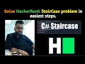 Let s Solve HackerRank Problems Staircase problem Best Approach