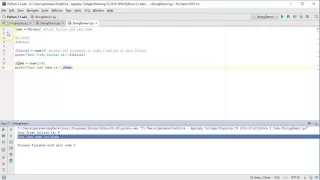 The Basics - Python 3 Accessing substrings using a b