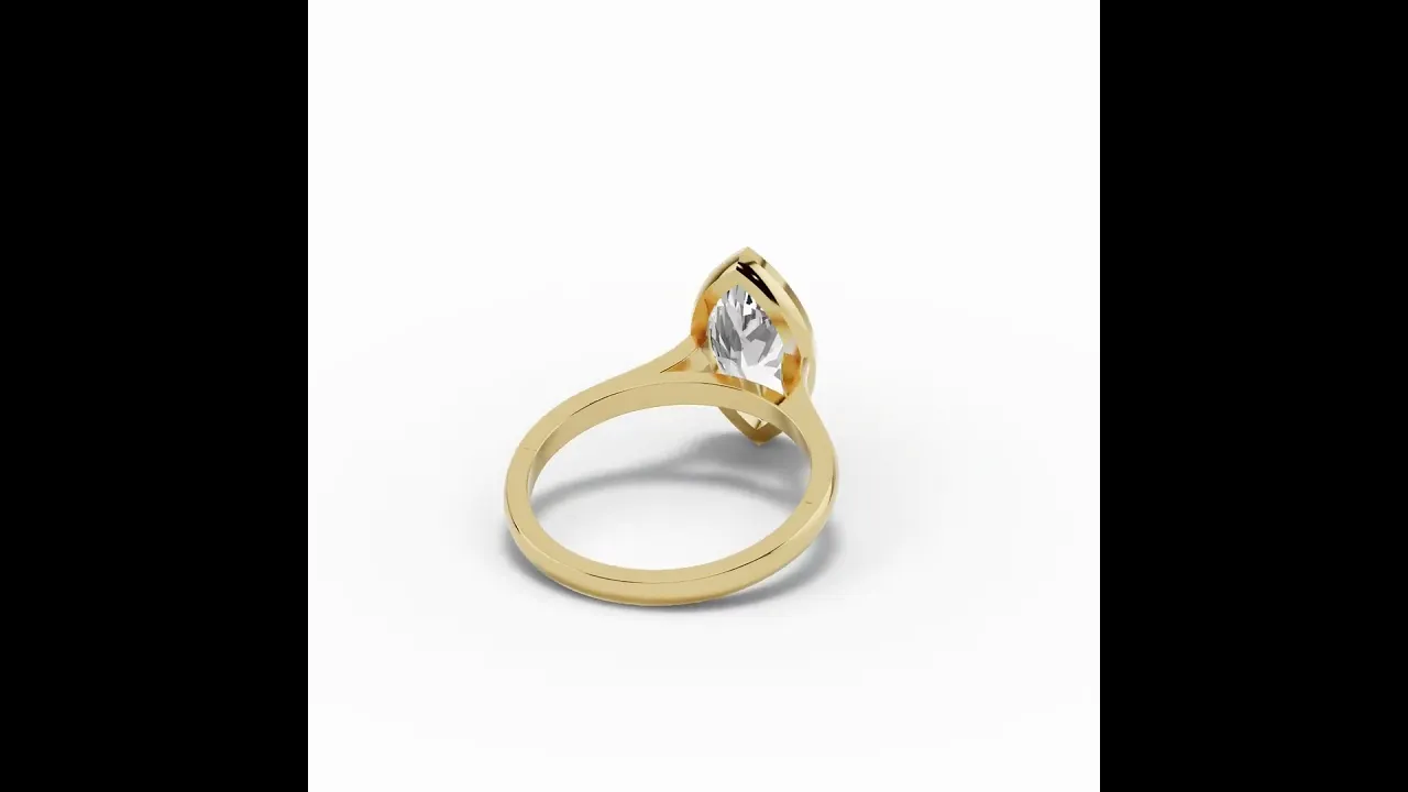 Marquise Lumière Bezel Solitaire