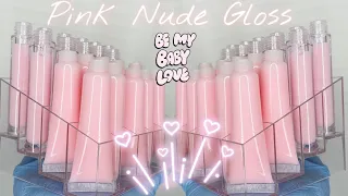 how to make a pink nude lipgloss beginner friendly 