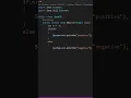 DAY 10 Finding if the number is positive or negative in java