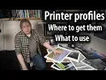 Printer profiles make better prints but where to get them and what to use