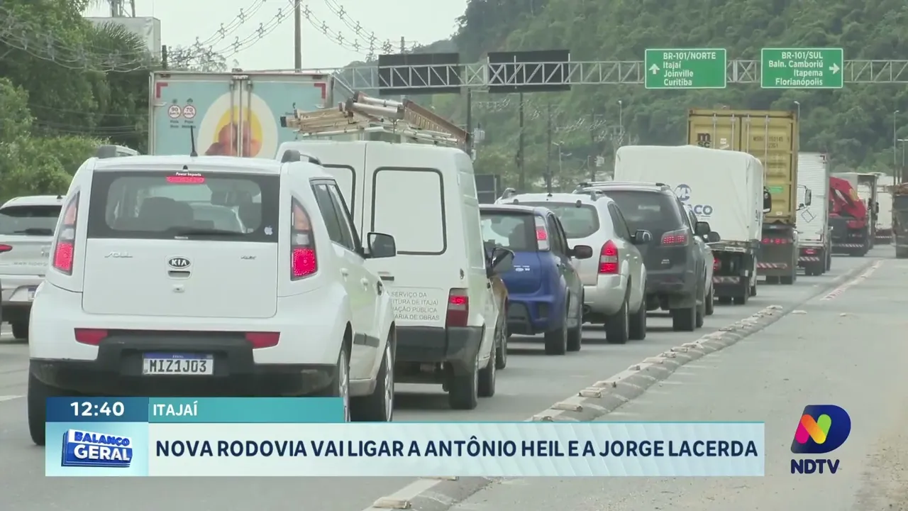 Nova Rodovia vai ligar a Antônio Heil e a Jorge Lacerda