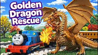 Can Thomas the train rescue Annie and Clarabel from the Golden Dragon?