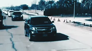 اضخم رتل موكب وزير الدفاع و رئيس اركان الجيش في العراق 