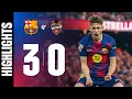 Lagu FC BARCELONA 3 vs 0 LEVANTE | LALIGA 2025/26 MD25 🔵🔴