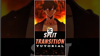 SPLIT Transition Tutorial Capcut Tutorial