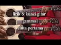 Lagu gamma1 cinta pertama - gamma cinta pertama chord lirik - guitar cord akustik Tutorial