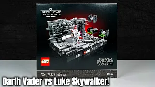 Lohnt sich die neue LEGO Star Wars 18+ Diorama Reihe? | 'Trench Run' Review, Set 75329!
