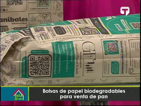 Bolsas de papel biodegradables para venta de pan