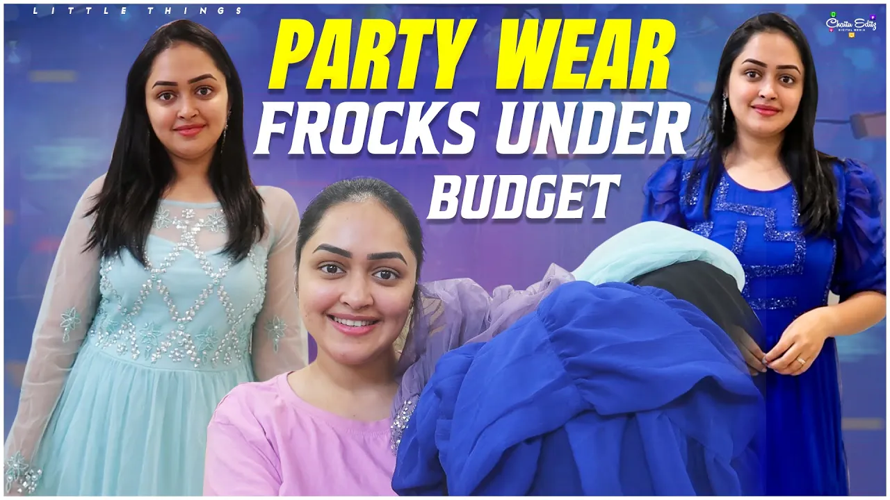 Party Wear Frocks Under Budget  From Myntra || @HeavenlyHomemade