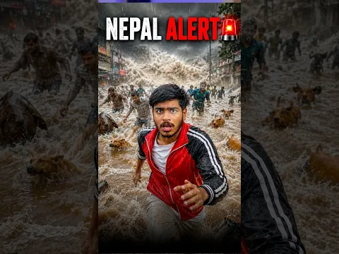 Ky koi Baad🌊 aane Vali hai, Nepal Alert 🚨 #shorts