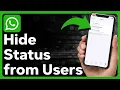 Download Lagu How To Hide WhatsApp Status From Some Contacts