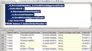 Introduction to NULLIF ISNULL and COALESCE in SQL Server