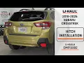 2018-2026 Subaru Crosstrek U-Haul Trailer Hitch Installation CMF13382