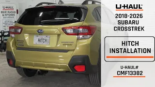 2018-2026 Subaru Crosstrek U-Haul Trailer Hitch Installation CMF13382