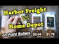 1 75 Harbor Freight s BEST VS Home Depot s PRO Paint Rollers