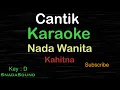 Download Lagu CANTIK-Kahitna|KARAOKE NADA WANITA​⁠ -Female-Cewek-Perempuan@UcokkuYasir