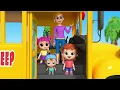 Baa Baa Black Sheep Running Away! | Little Angel | Moonbug Kids - Farm Animals