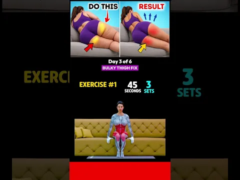 Day 3 Of 6 Round Out Hip Dips And Wake Up Flat Glutes On The Sofa