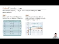 Algebra 2 7-3 Logarithmic Functions as Inverses Problem 5 - Translating y log