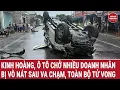 Download Lagu Bản tin thời sự: Ô tô chở 5 doanh nhân va chạm với xe tải, đầu xe bị vò nát, hiện trường kinh hoàng