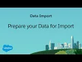 Data Import Prepare your Data for Import Salesforce