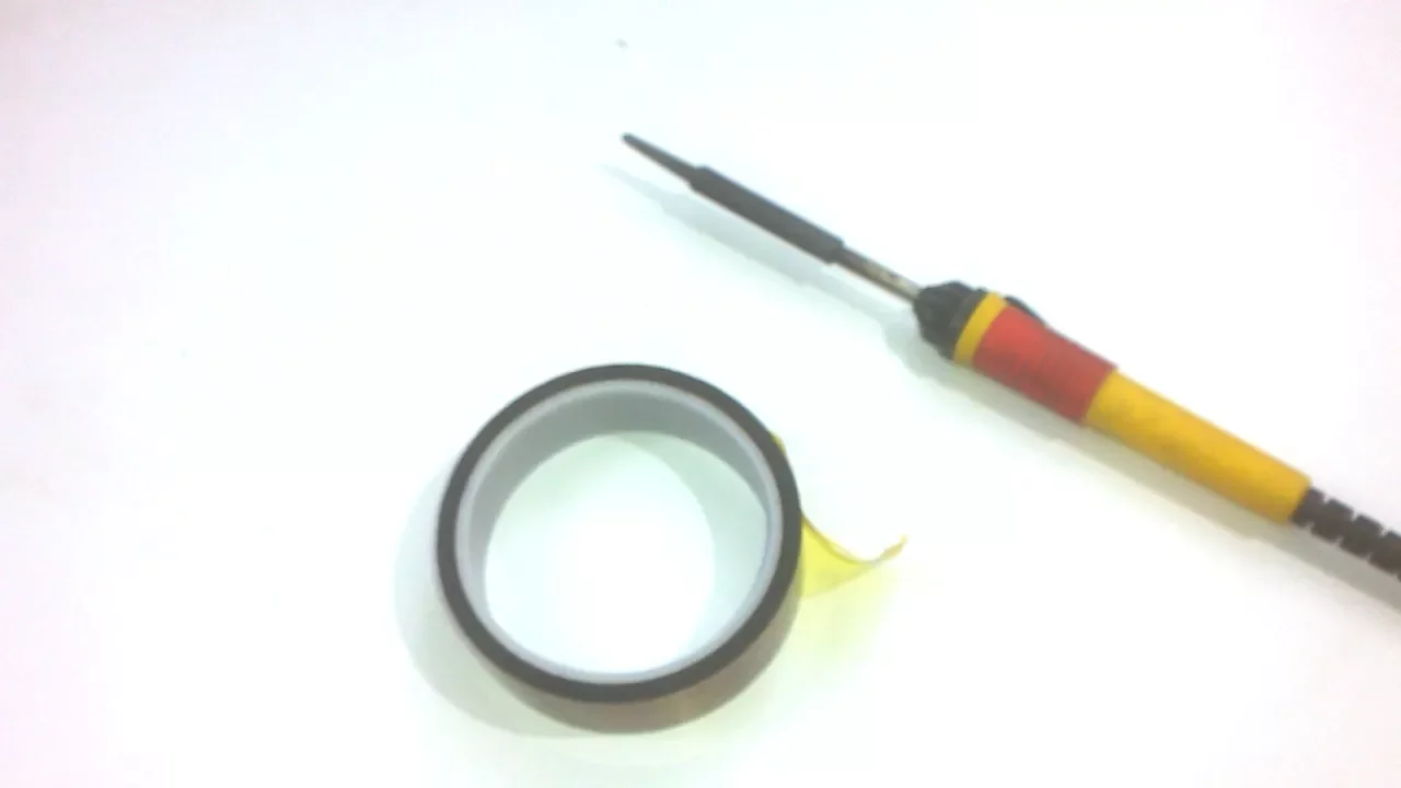 High Temperature Polyimide Film Heat Resistant Tape FIRE TESTED from Banggood. 