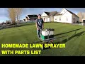 How to build a HOMEMADE LAWN SPRAYER 5 nozzle boom