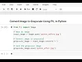 How To Convert Image to Grayscale Using PIL in Python