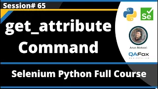 get - attribute command in Selenium Python Session 65