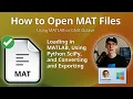 MAT Files How to Open Use MATLAB Matrix Data Files
