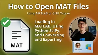 MAT Files How to Open Use MATLAB Matrix Data Files