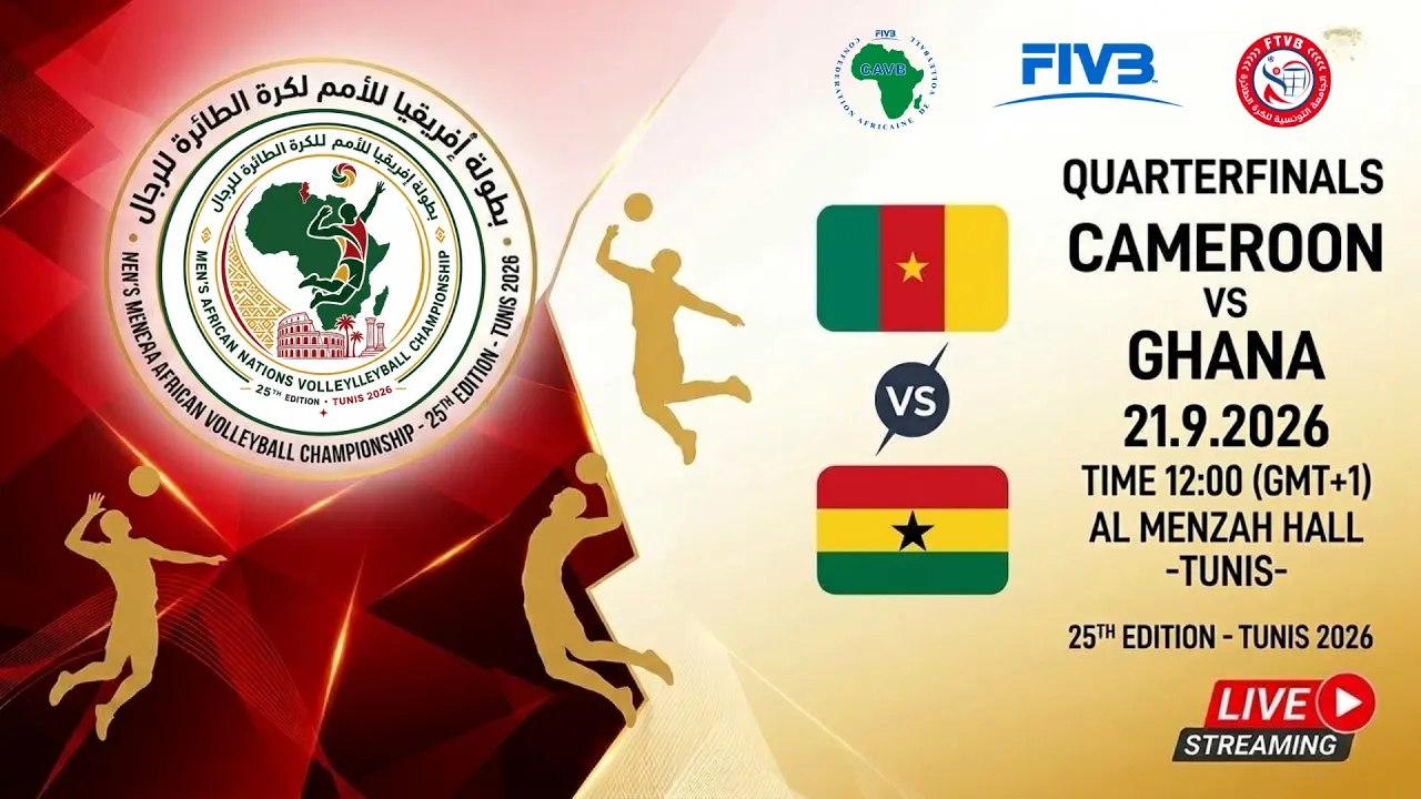 DAY 7 / QUARTERFINALS  / CAMEROON (CMR) VS GHANA  (GHA)