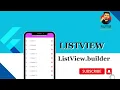 ListView Builder in Flutter Flutter Tutorials