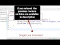 Eclipse Lecture 002 Comments jav