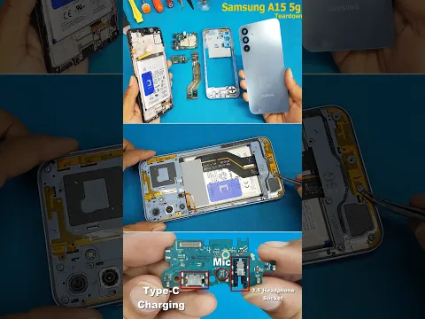 Samsung Galaxy A15 Teardown  # #teardown #smartphone #worldmobilerepairingcenter #samsung