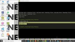 Node js series - Reading and Writing Files