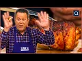 In the Kitchen with David Bacon Wrapped Stuffed Chicken LINDOR Truffle more QVC