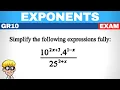 Exponents Grade 10 Prime Number Exam Question