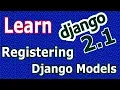 Learn Django 2 1 - Registering Django Database Models To Admin Panel