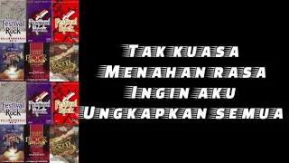 tak kuasa daun band karaoke 